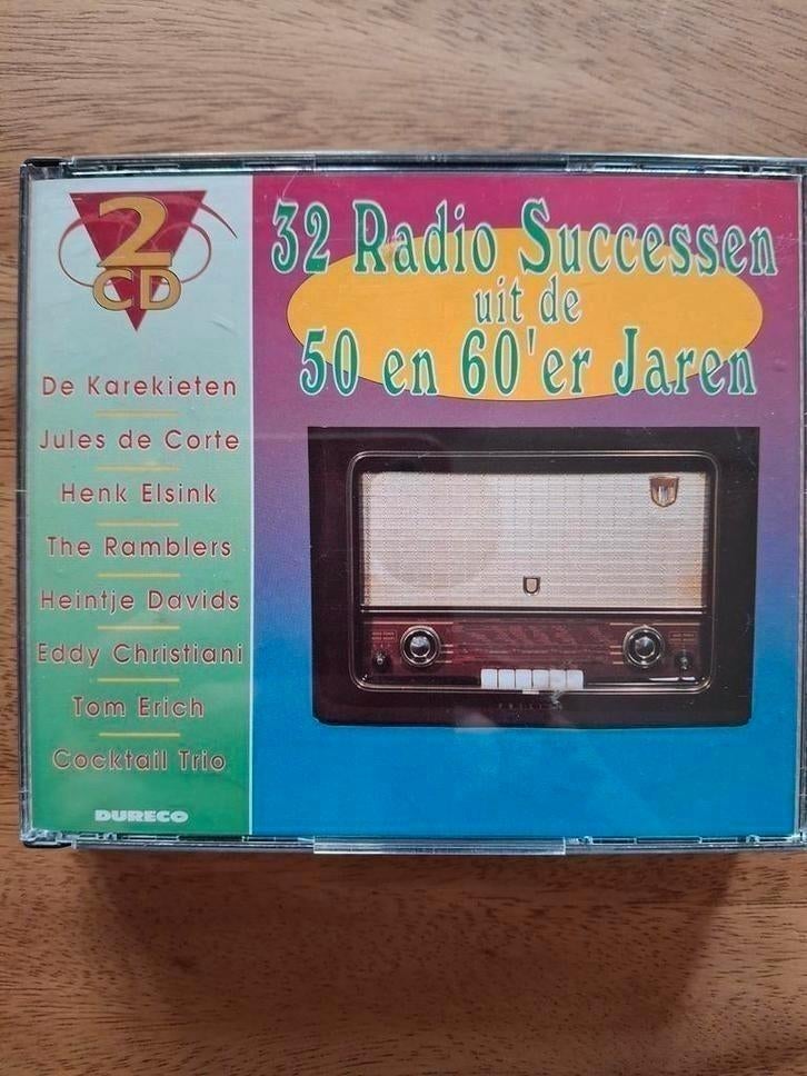 32 radio successen uit de 50 en 60' er jaren, Ophalen of Verzenden, Zo goed als nieuw, Nederlandstalig, Boxset