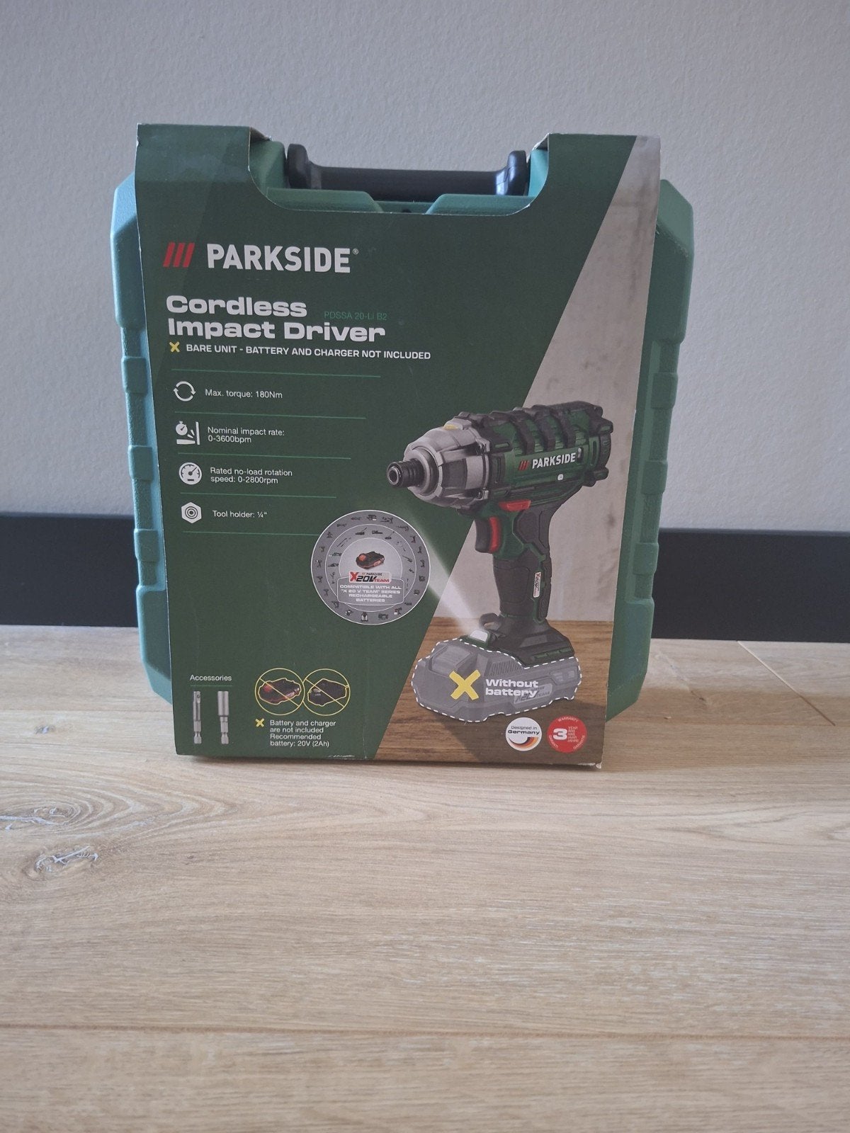 Parkside Slagschroefmachine20V PDSSA 20-Li B2 (excl. accu/l, Ophalen of Verzenden, Nieuw, Boor- en Schroefmachine