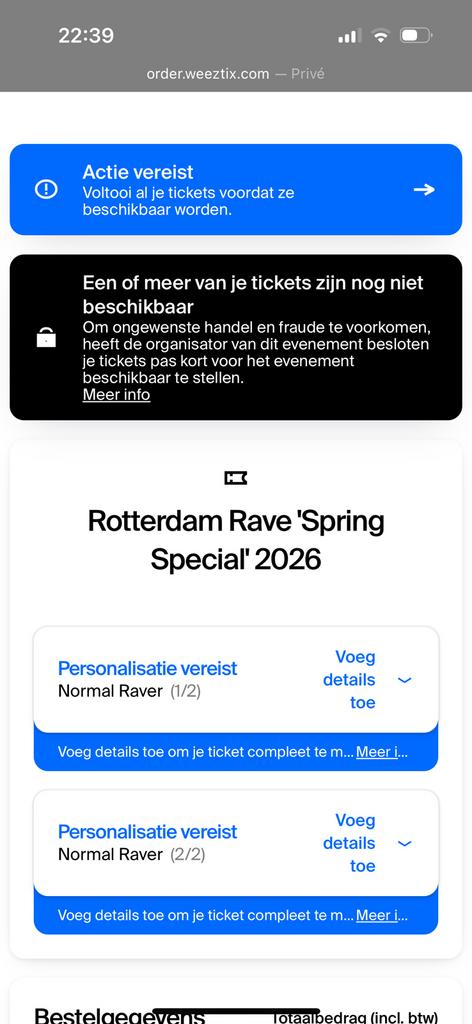 Rotterdam rave spring special, Eén persoon
