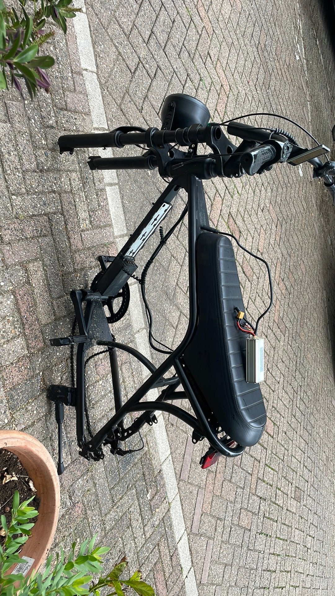 Fstbike v8 voorvork , vering , display , zitje , controller, Elektrische fiets, Frame, Gebruikt, Staal