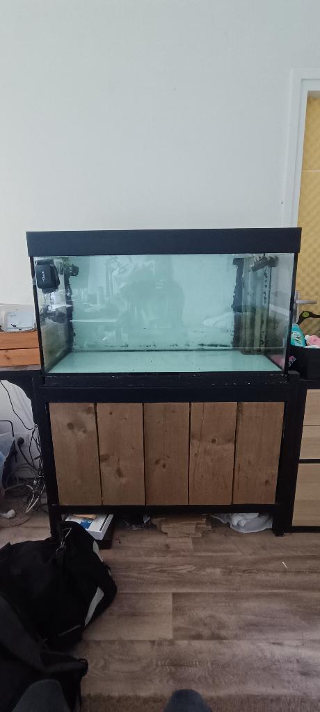 Aquarium 100cm met sump, Ophalen, Gebruikt, Pomp, Overige merken