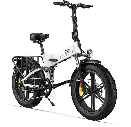 ENGWE Engine X Elektrische Vouwfiets Wit - 100 km bereik, Fietsen en Brommers, Ophalen of Verzenden, Nieuw, 20 inch of meer, Versnellingen