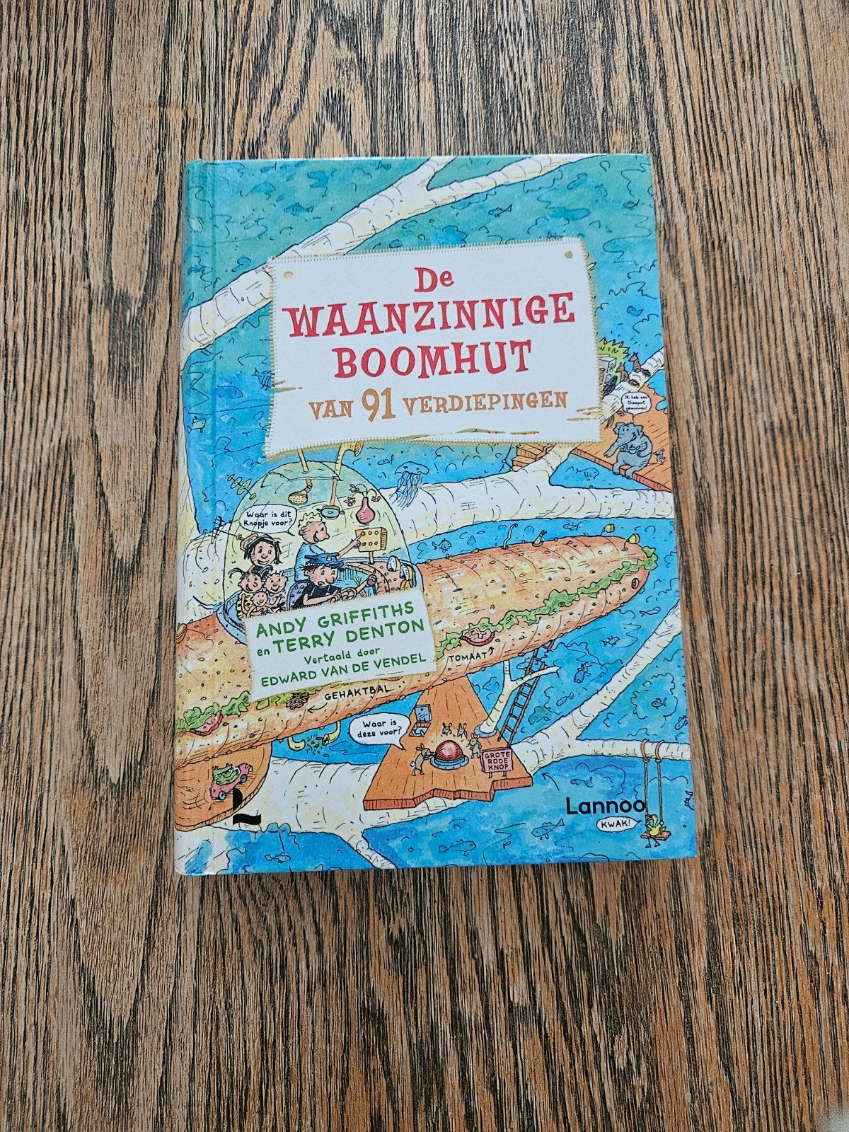 Terry Denton - De waanzinnige boomhut van 91 verdiepingen, Ophalen, Terry Denton; Andy Griffiths, Fictie algemeen, Zo goed als nieuw