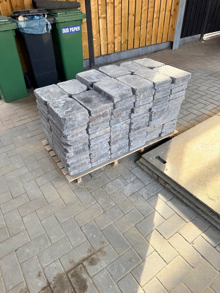 Stonique trommel oud drachten, Tuin en Terras, Ophalen, Klinkers, Nieuw, 5 tot 10 m²