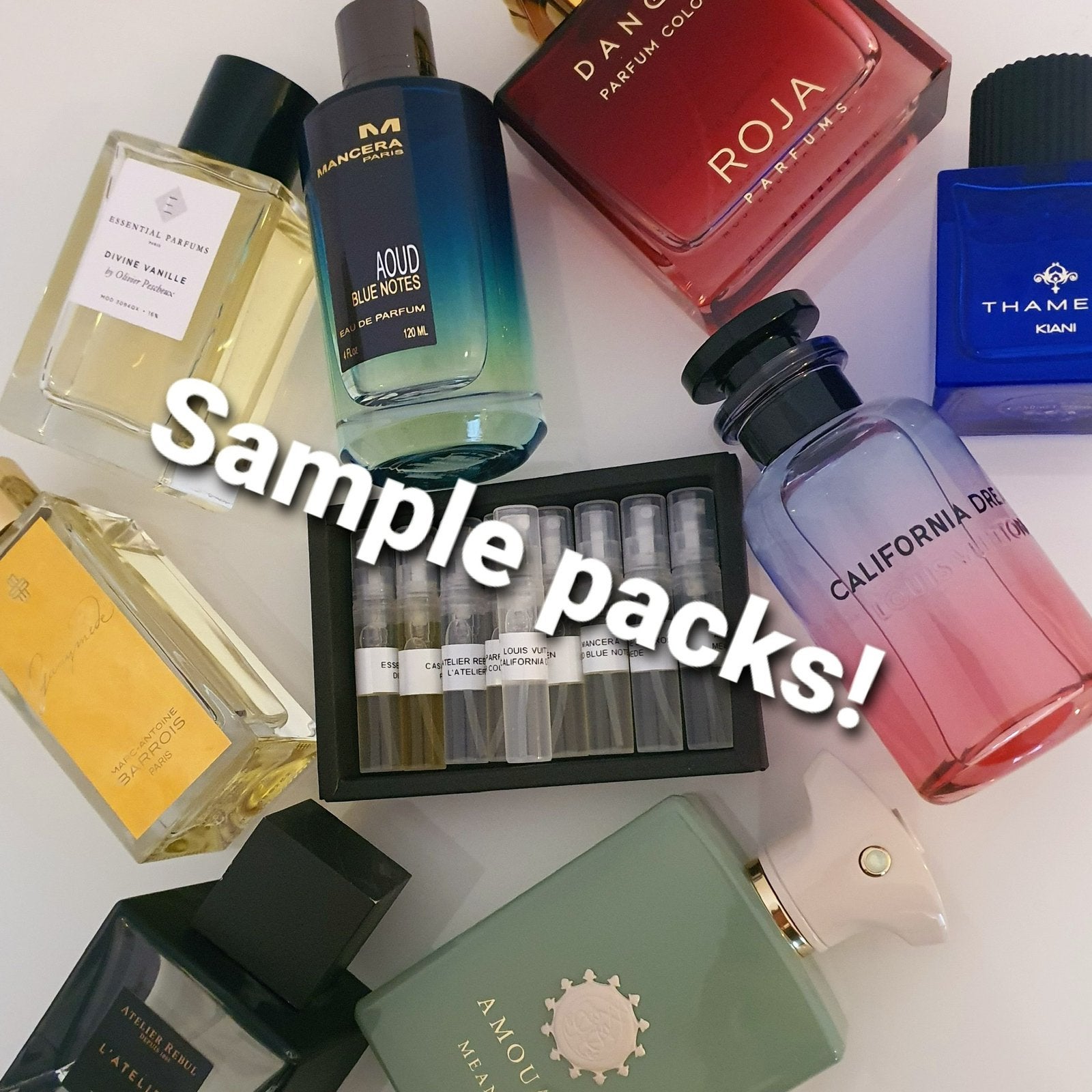 Groot assortiment niche & luxe parfum samples / decants