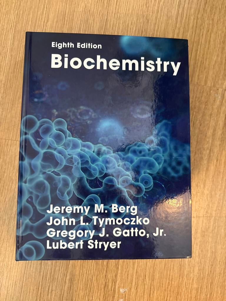 Biochemistry - Achtste Editie - Berg, Tymoczko, Gatto, Strye, Boeken, Ophalen of Verzenden, Beta, Zo goed als nieuw, WO