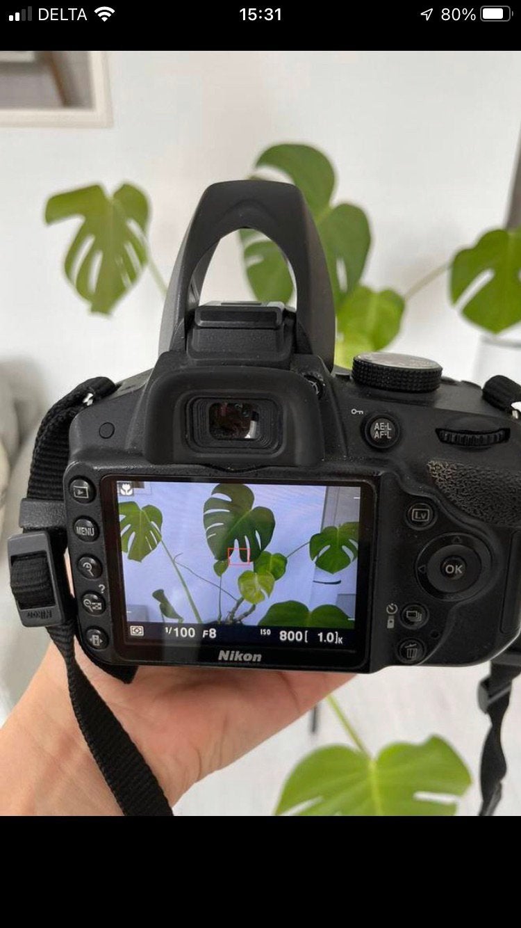 Camera Nikon D 3200, Ophalen of Verzenden, Zo goed als nieuw, Nikon, Geen optische zoom