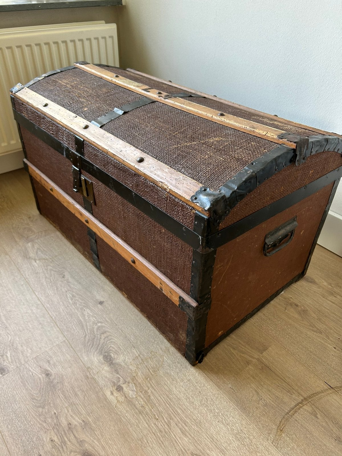 Antieke dekenkist, Huis en Inrichting, Ophalen, Zo goed als nieuw, 100 tot 150 cm