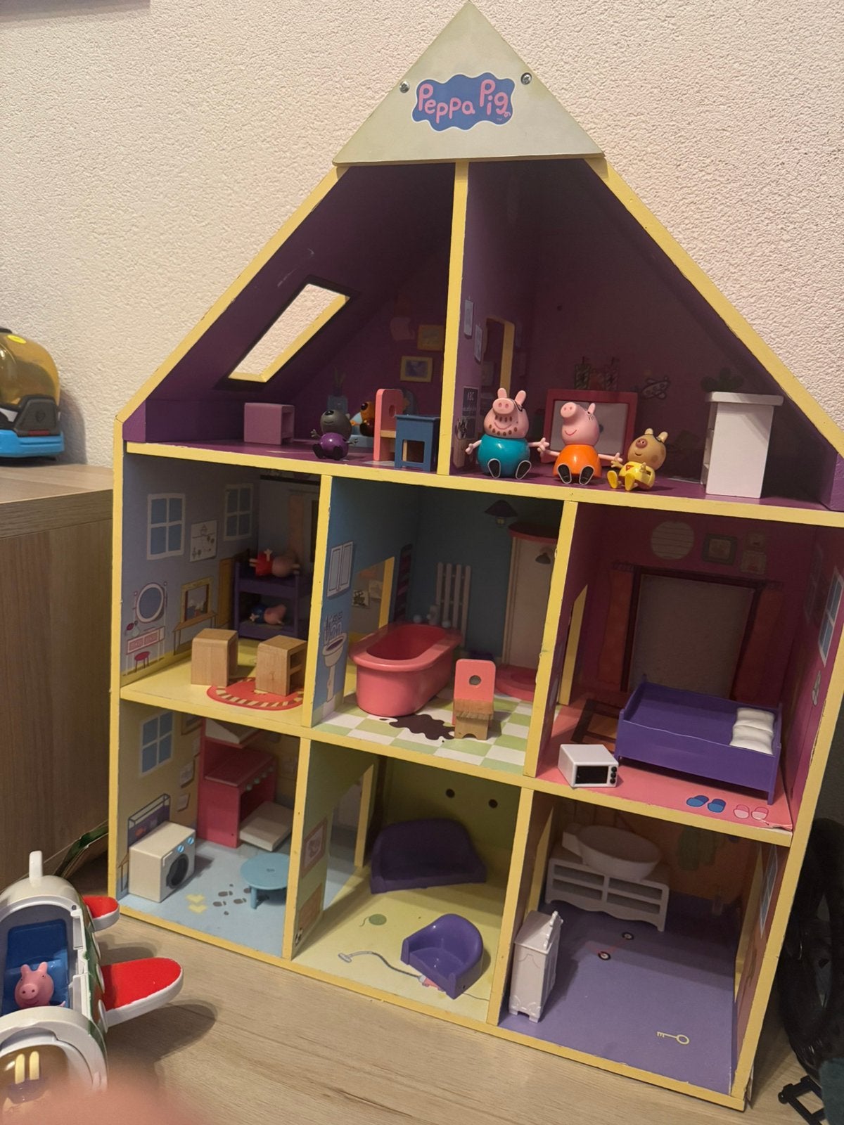 Peppa pig poppenhuizen, Ophalen, Gebruikt, Poppenhuis