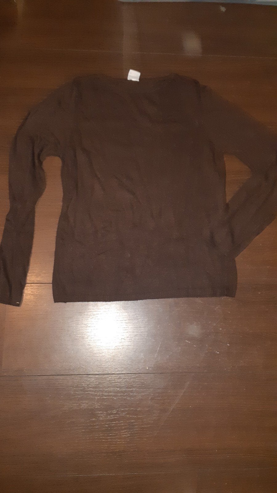 Ms shirt maat s, Maat 38/40 (M), Bruin, Ophalen of Verzenden, Lange mouw