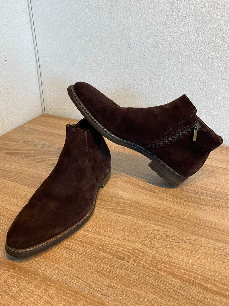 Daniel Kenneth Chelsea Boots | Suède | Maat 42 | Made Italy, Daniel Kenneth, Bruin, Daniel Kenneth, Boots