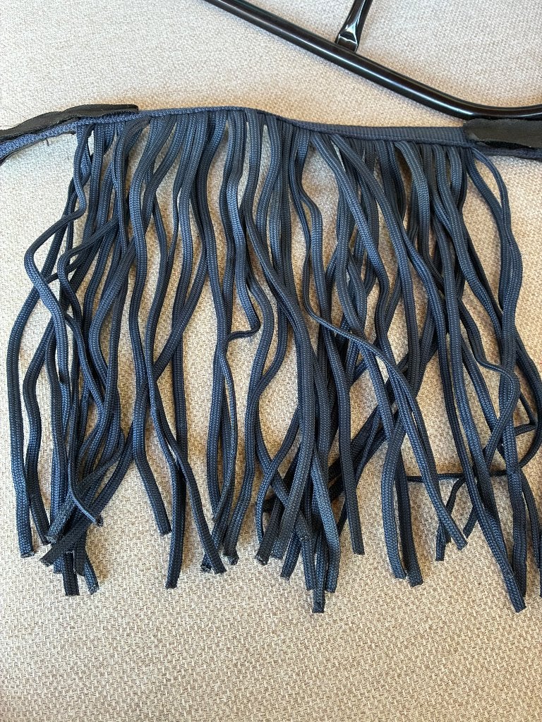 Vliegennetje weinig gebruikt paard, Dieren en Toebehoren, Ophalen of Verzenden, Zo goed als nieuw, Blauw, Masker/net