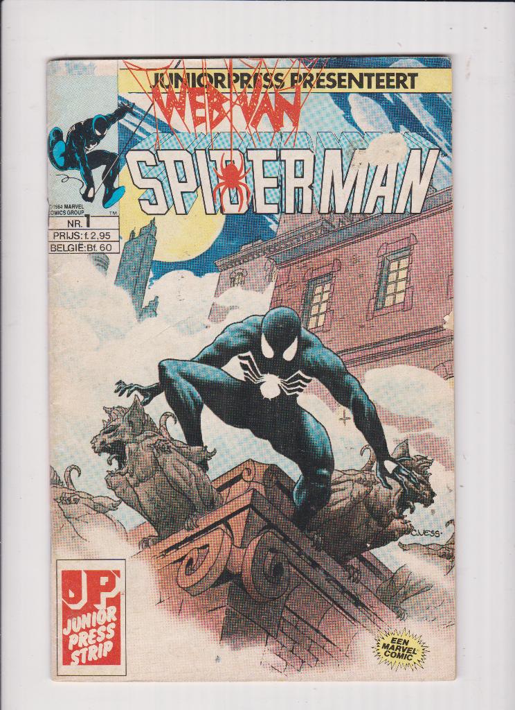 Web van Spiderman - 1-2-3., Eén stripboek, Verzenden, Zo goed als nieuw