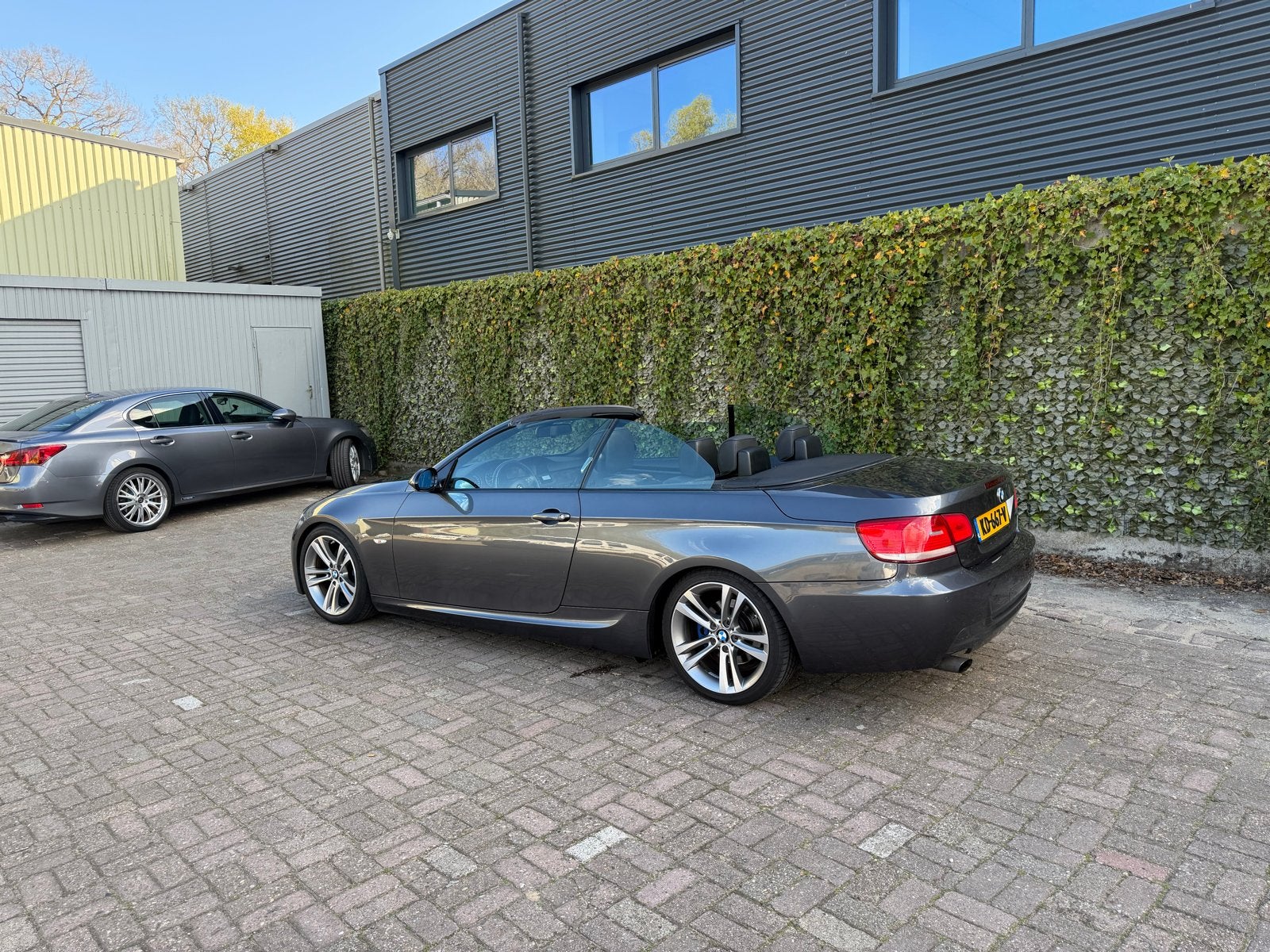 BMW 3-Serie 2.0 I 320 Cabrio 2007 Grijs, Auto's, BMW, 1995 cc, 4 cilinders, Cabriolet, 4 stoelen