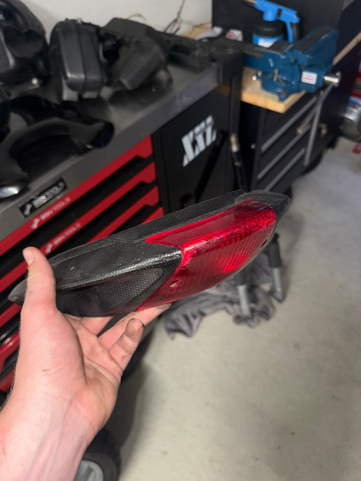Zip spoiler + achterlicht, Ophalen of Verzenden, Zo goed als nieuw, Overige typen, Piaggio