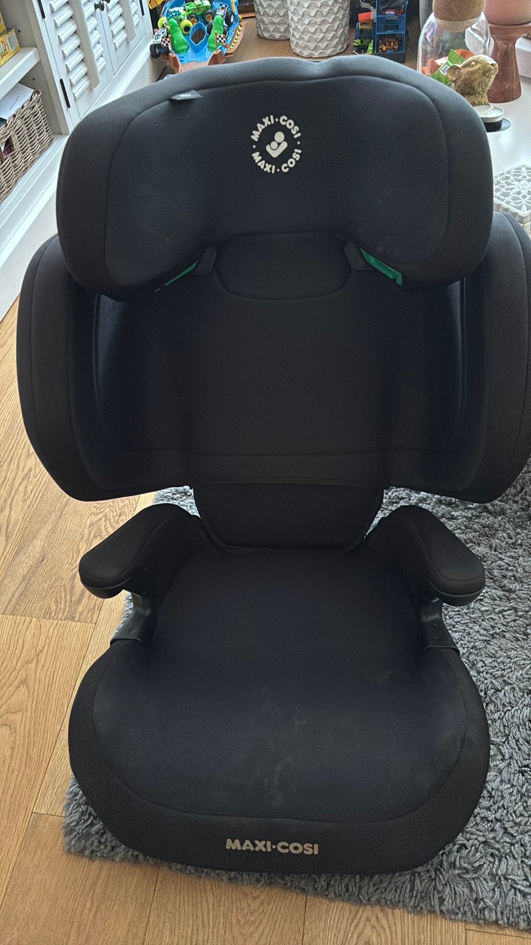 Maxi-Cosi Morion booster seat 100-150 cm I size, Ophalen, Autogordel of Isofix, Gebruikt, Verstelbare rugleuning