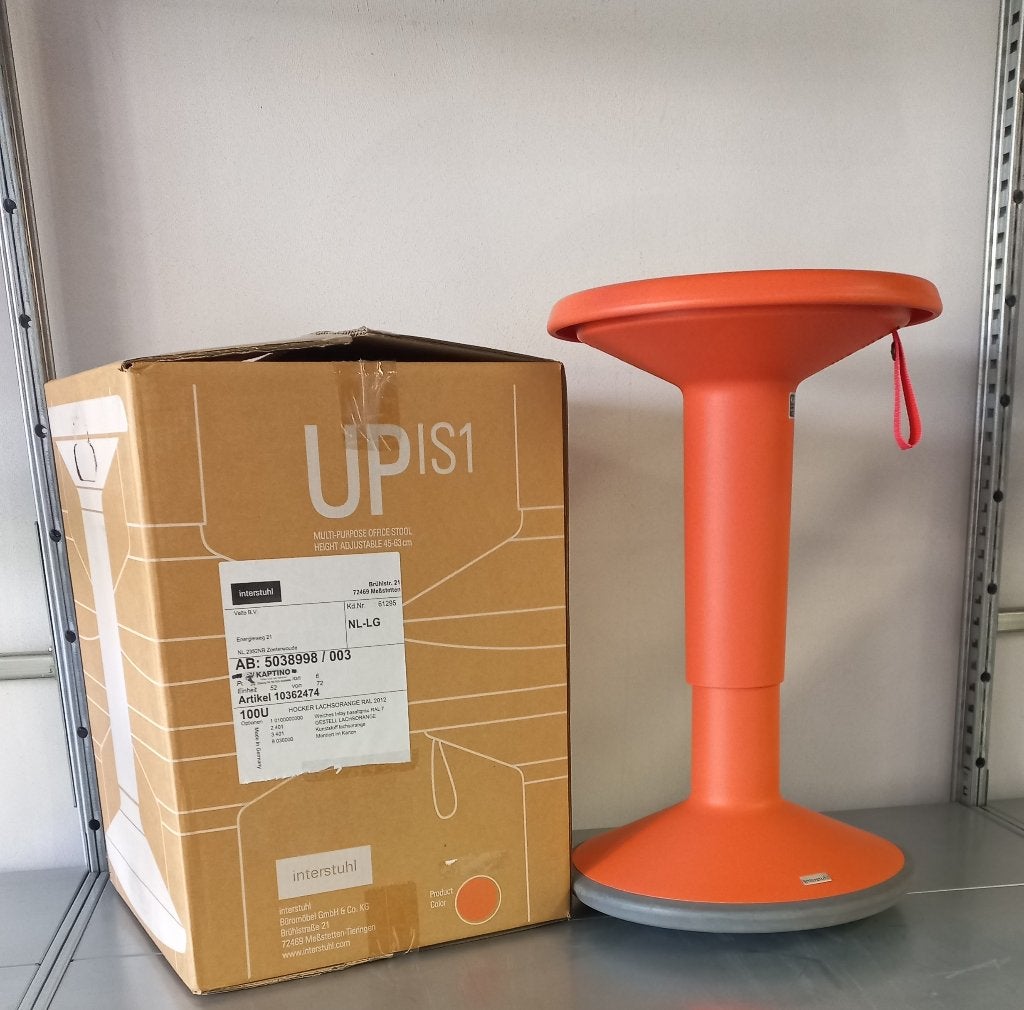 zit sta kruk UP 1, Huis en Inrichting, Ophalen, Nieuw, Oranje, Bureaukruk