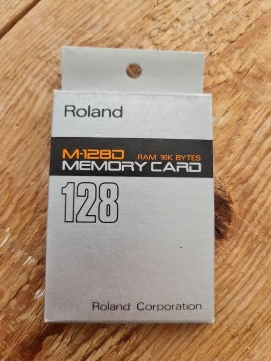 Roland M-128D Memory Card RAM 16K Bytes Nieuw!, Ophalen of Verzenden, Nieuw