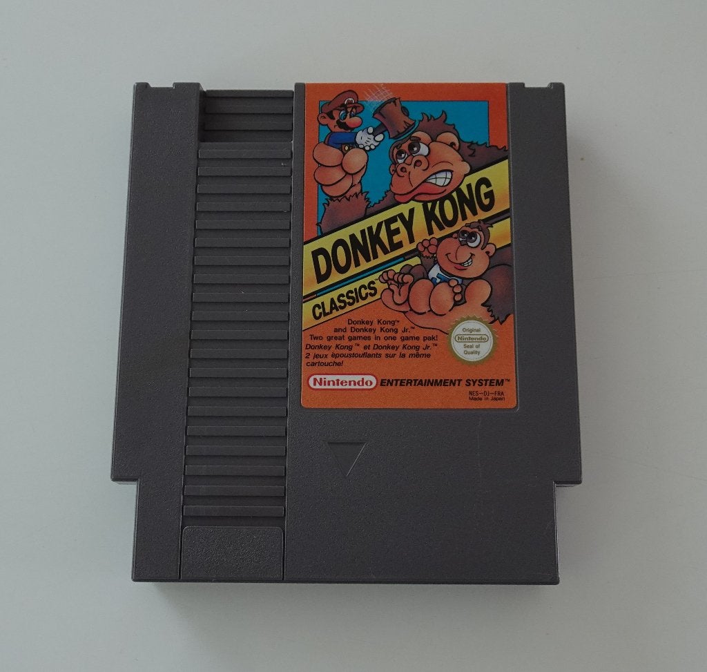 Donkey Kong Classics voor Nintendo NES, Spelcomputers en Games, Games | Nintendo NES, 1 speler, Zo goed als nieuw, Vanaf 3 jaar