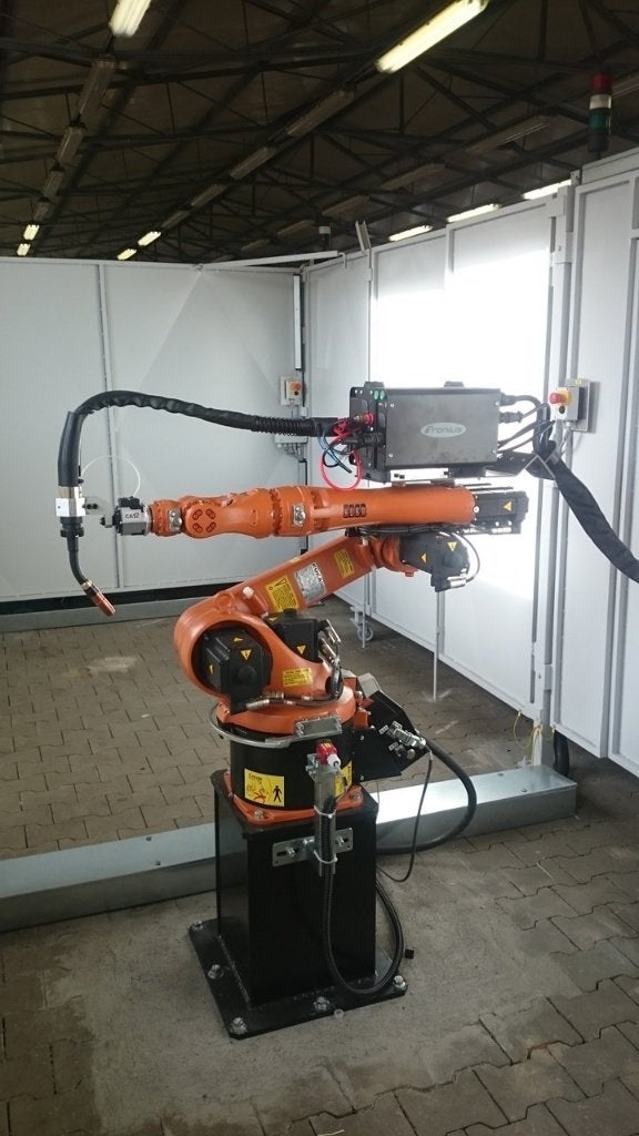 Welding cell KUKA KR 5 ARC, Ophalen of Verzenden, Gebruikt, Metaal, Machine