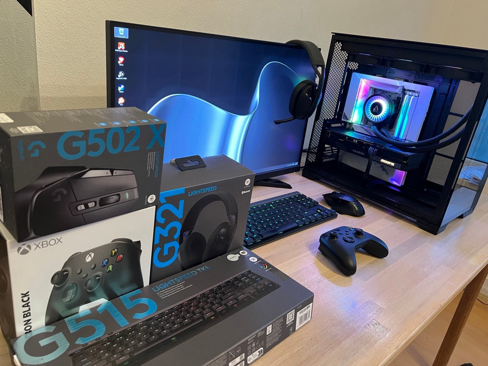 Complete gaming set-up!, 32 GB, Ophalen of Verzenden, Zo goed als nieuw, Gaming
