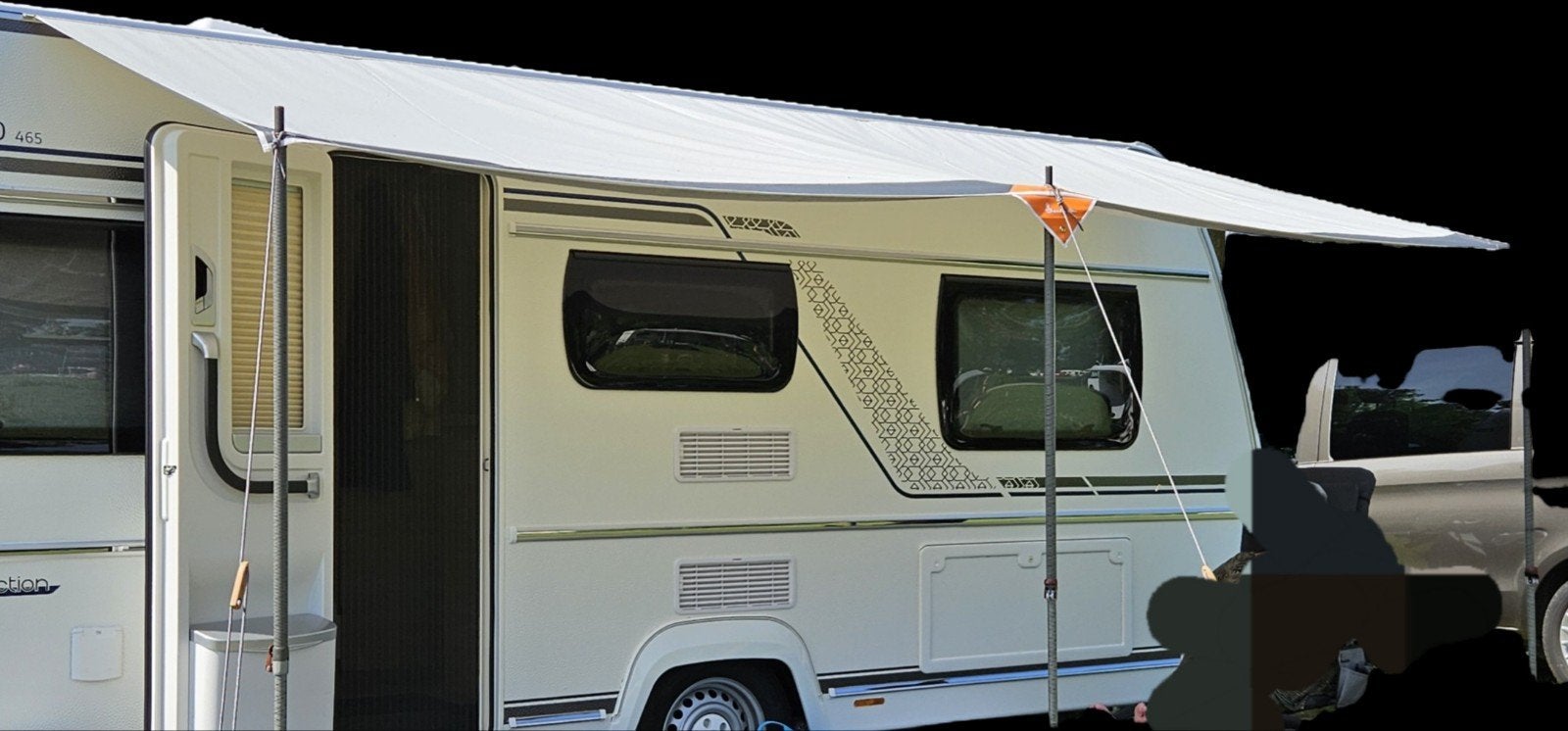 Tekoop Isabella zonneluifel, Caravans en Kamperen, Ophalen, Zo goed als nieuw
