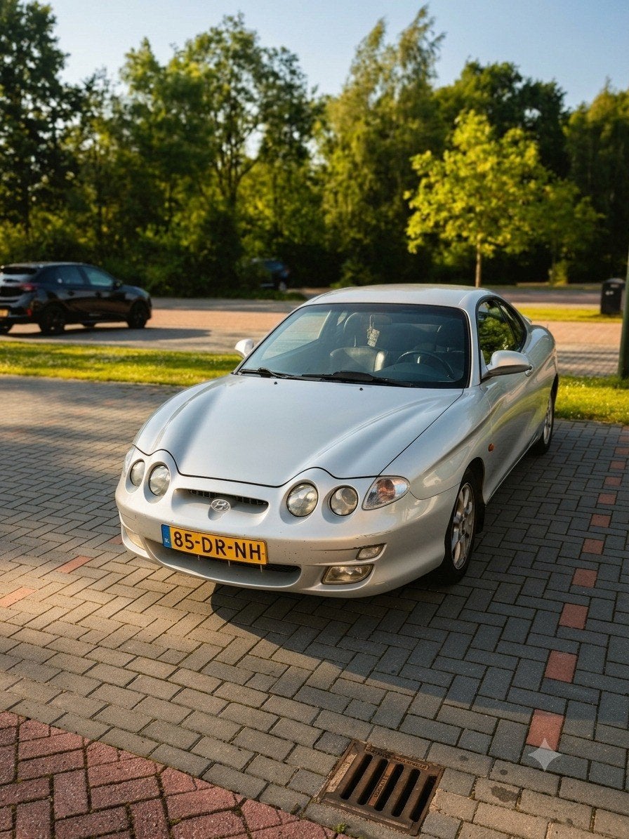 TOP ONDERHOUDEN Hyundai Coupé 2.0 I F 1999 Grijs, Auto's, Hyundai, Particulier, Coupé, ABS, Airbags, Airconditioning, Alarm, Automatische klimaatregeling