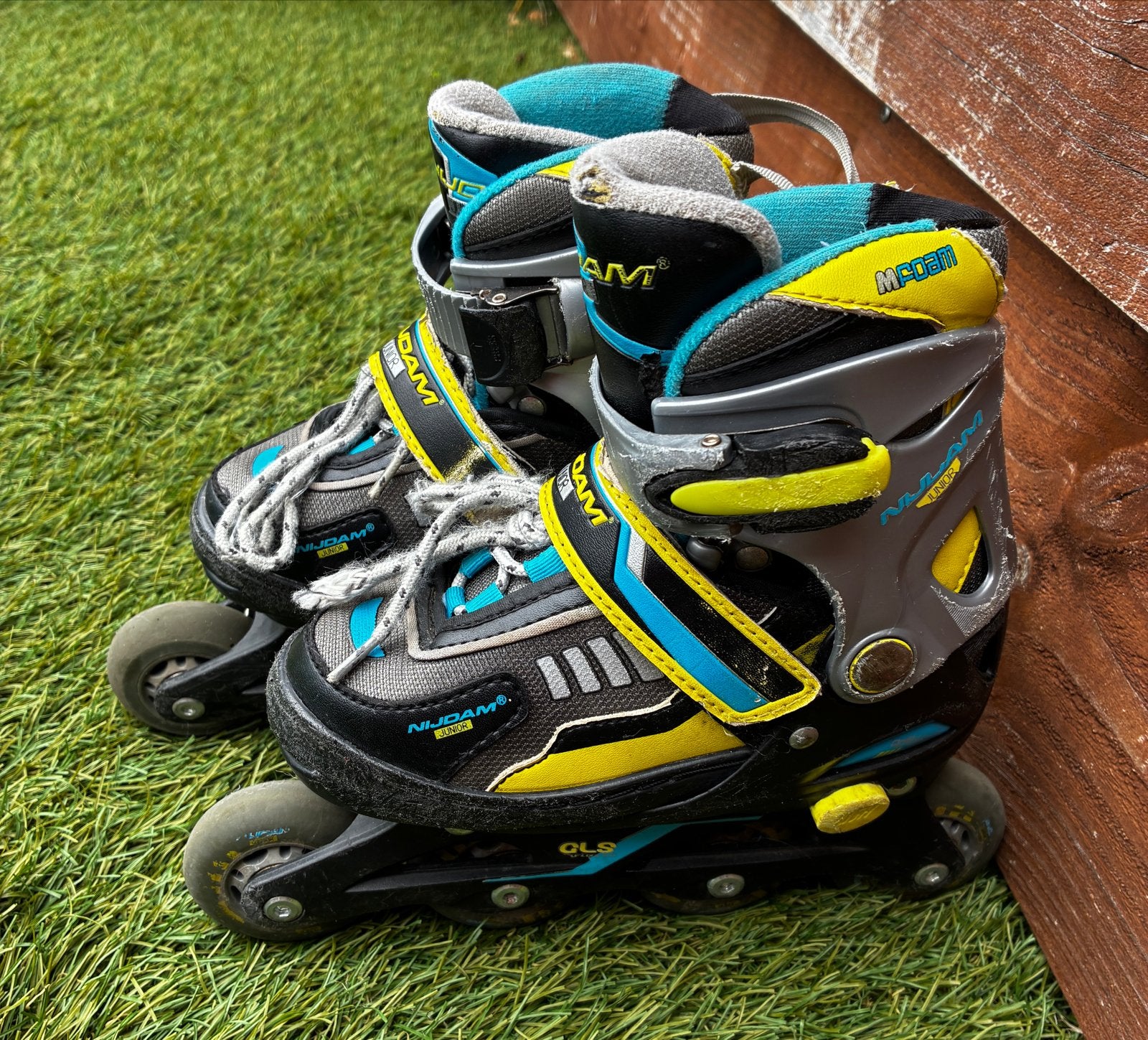 Nijdam Junior Skeelers/Inline Skates - Verstelbaar Maat 30-3, Overige merken, Kinderen, Ophalen of Verzenden, Inline skates 4 wielen