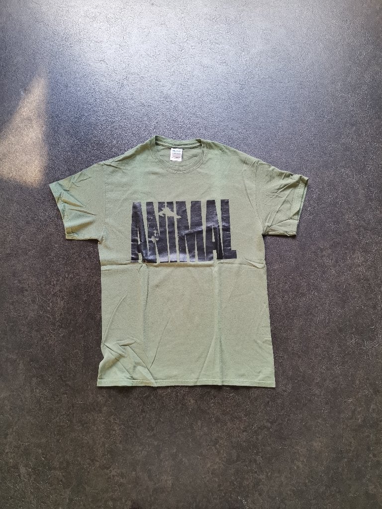 Universal Nutrition Animal T-shirt legergroen (M), Fitness, Maat 48/50 (M), Nieuw, Ophalen of Verzenden