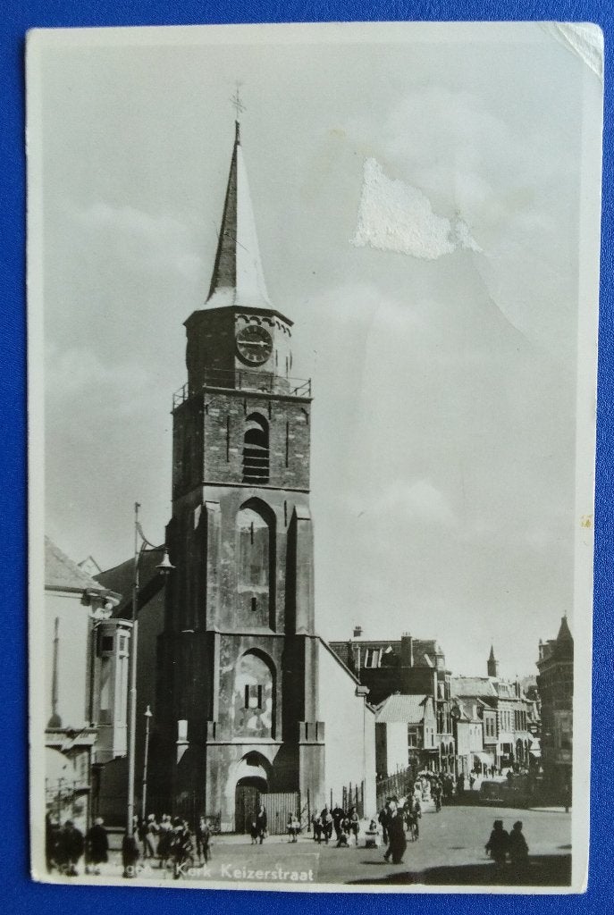 Scheveningen, Kerk Keizerstraat. Klf, Verzenden, 1940 tot 1960, Ongelopen, Zuid-Holland