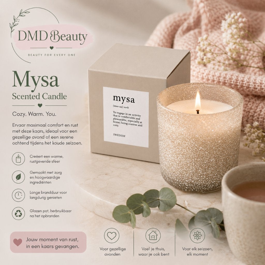 NIEUW Mysa Scented Candle, Overige merken, Nieuw, Ophalen of Verzenden, Glas