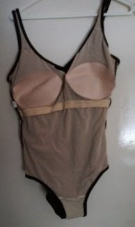 Mooie TWEKA Gevoerd badpak Zwart 44 = L XL, Kleding | Dames, Ophalen of Verzenden, Zo goed als nieuw, Zwart, Badpak