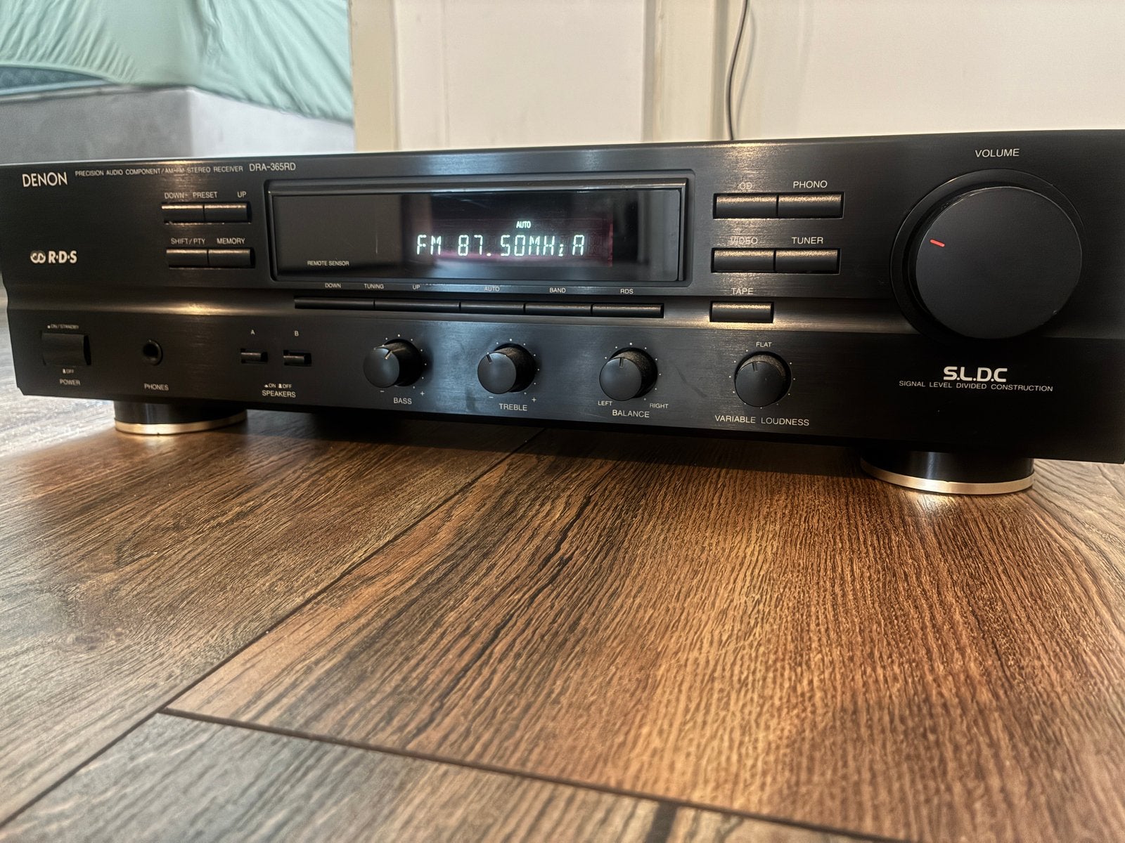 Denon versterker, Audio, Tv en Foto, Versterkers en Receivers, Gebruikt, Denon, Ophalen of Verzenden, 120 watt of meer