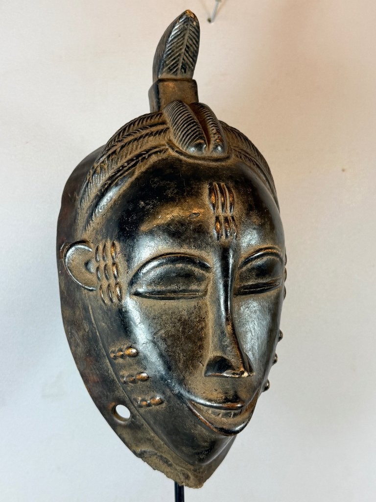 260724 - Nice Afrikaans Baule masker - Iv. Coast., Ophalen of Verzenden