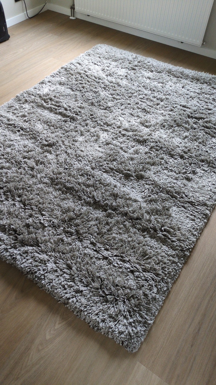 Hoogpolig vloerkleed IKEA Gaser grijs 170x240, Ophalen, Modern, Comfortabel, 150 tot 200 cm, 200 cm of meer