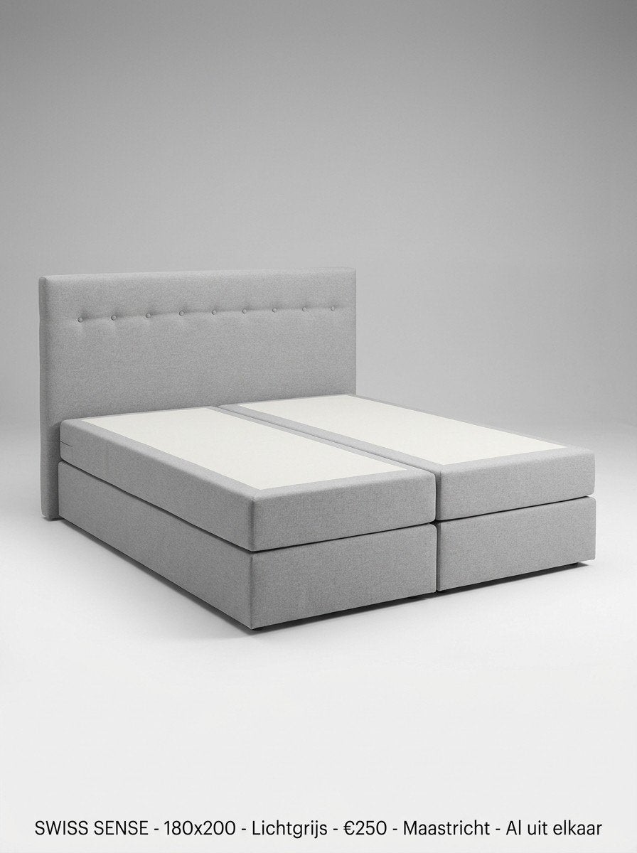boxspring 180200, Ophalen, Tweepersoons, Zo goed als nieuw, 180 cm