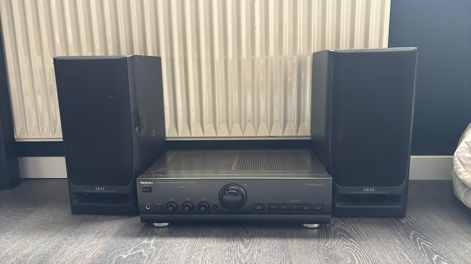 Versterker met 2 boxen, Audio, Tv en Foto, Stereo-sets, Ophalen, Gebruikt, Tuner of Radio, Overige merken