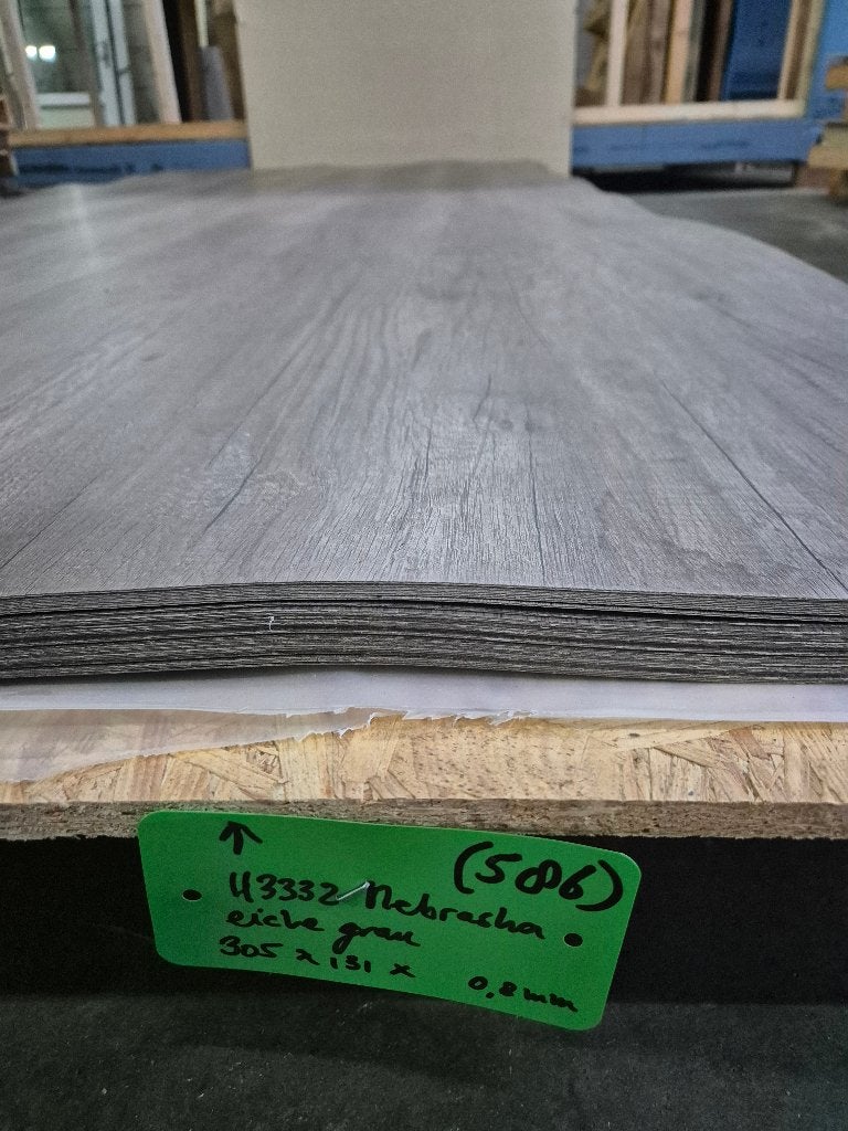 HPL fineer platen grijs eiken 305x131cm ( 586 ), Doe-het-zelf en Verbouw, Ophalen, Gebruikt, Nb, Nb