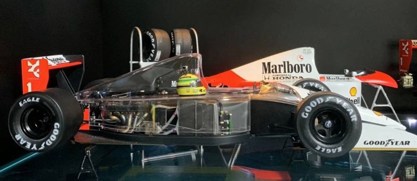 Tamiya McLaren MP4/6 FULL VIEW Ayrton Senna. Nieuw, Ophalen of Verzenden, Zo goed als nieuw, Auto