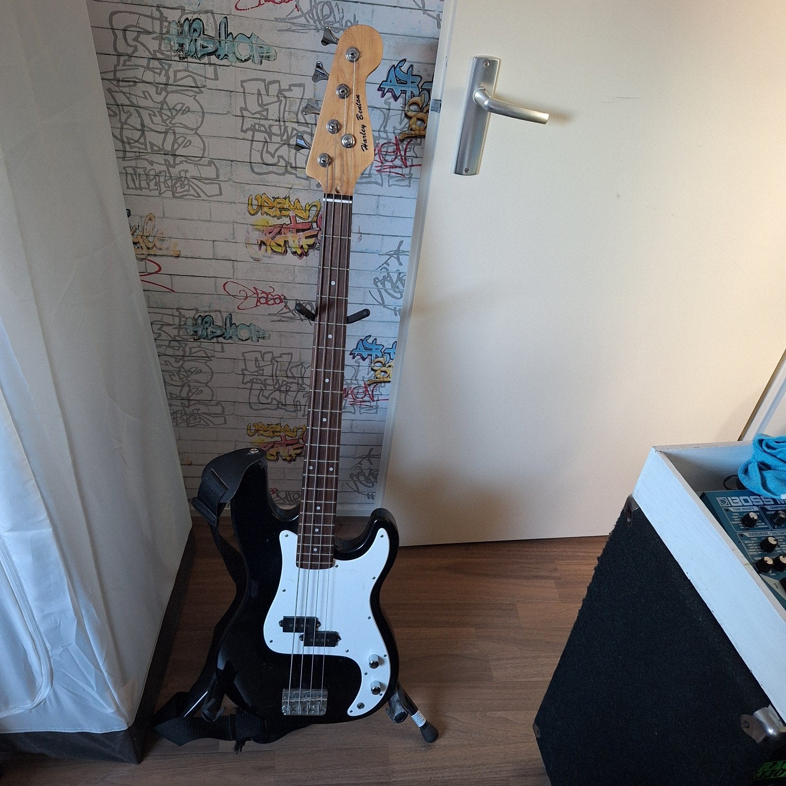 basgitaar harley benton, Muziek en Instrumenten, Ophalen, Solid body, Overige merken