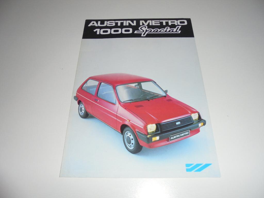 brochure Austin Metro 1000 Special, Ophalen of Verzenden, Zo goed als nieuw, Overige merken