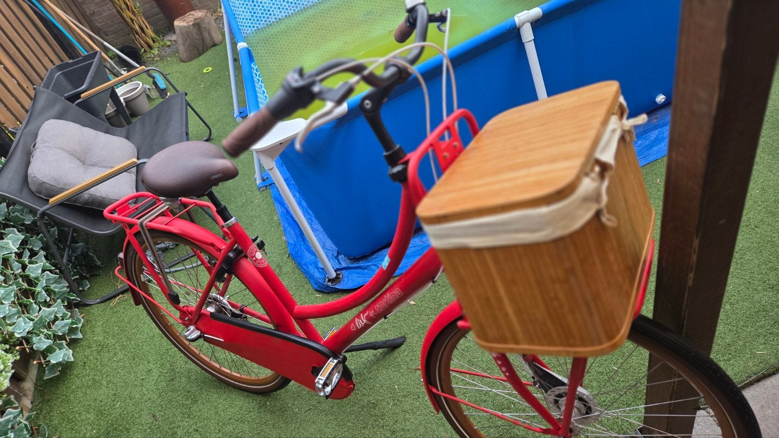 Unieke Custom Cortina U4 "Lief!" Transportfiets - Nieuwstaat, Fietsen en Brommers, Ophalen of Verzenden, Nieuw, Overige merken