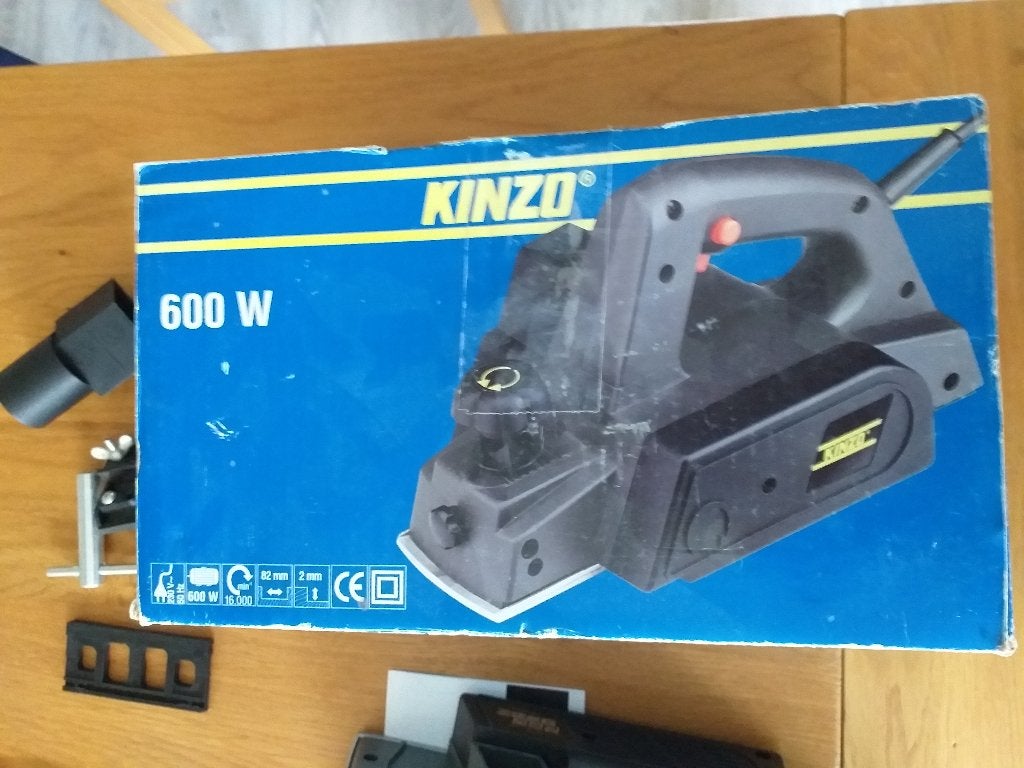 Kinzo schaafmachine 600 W. NIEUW., Ophalen, Nieuw, Elektrisch
