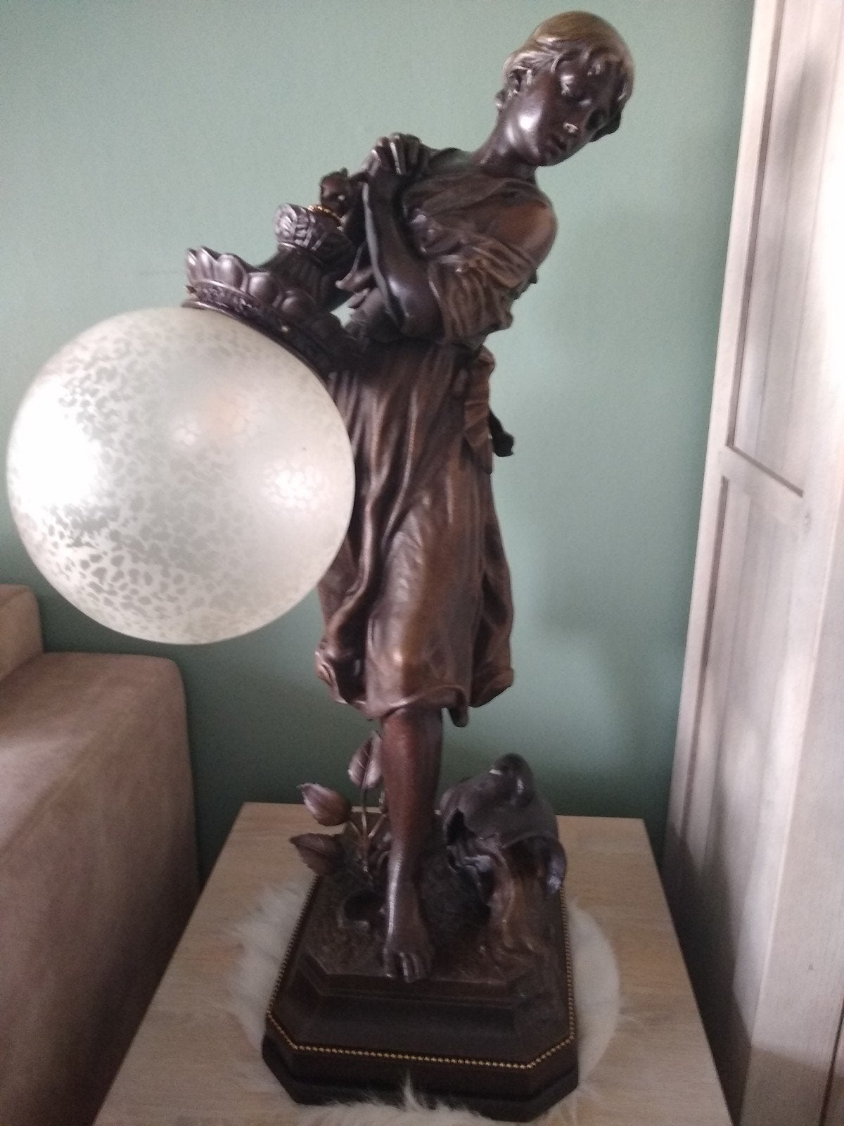 Te koop mooie grote samac lamp, Ophalen