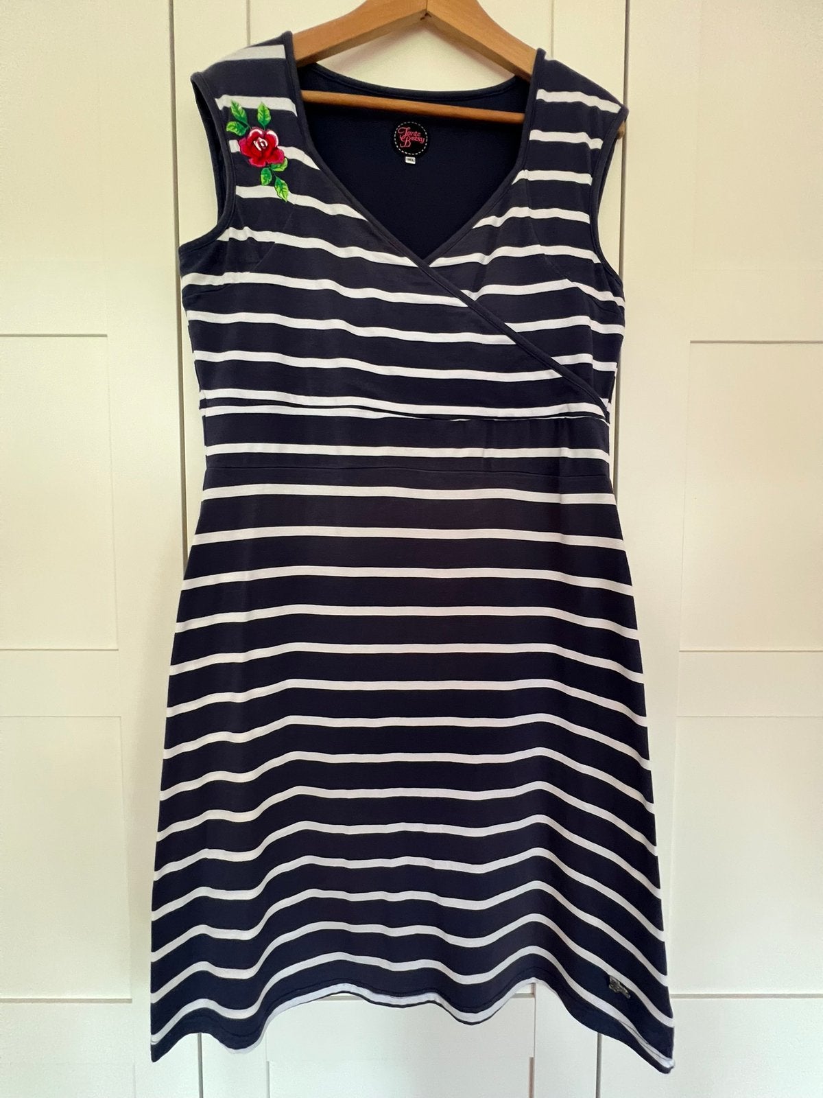 Zomerjurk Tante Betsy, Ophalen, Blauw, Maat 46/48 (XL) of groter, Knielengte