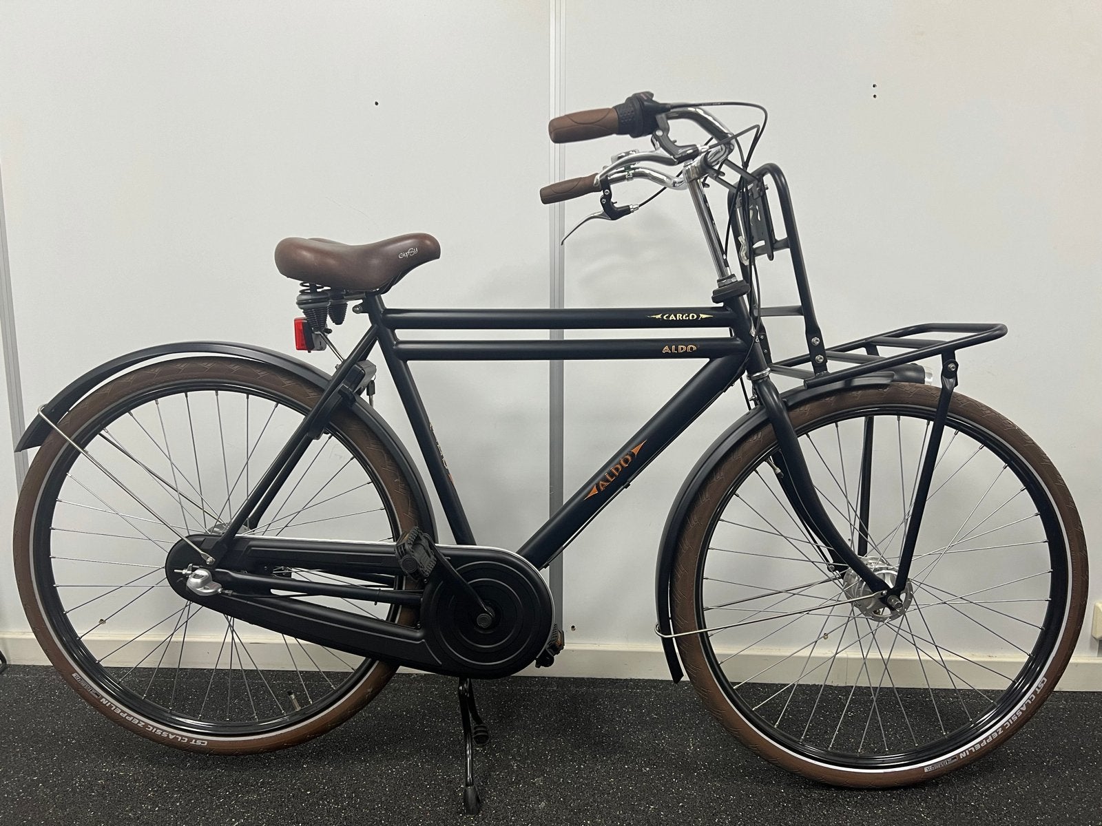 Aldo Cargo Transportfiets - Zwart, nieuw fiets, 26 inch of meer, Terugtraprem, Versnellingen, Nieuw