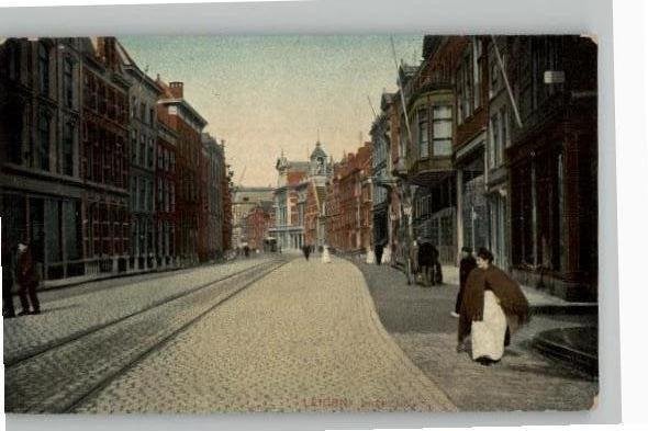 Leiden Breestraat  tramspoor st 19077