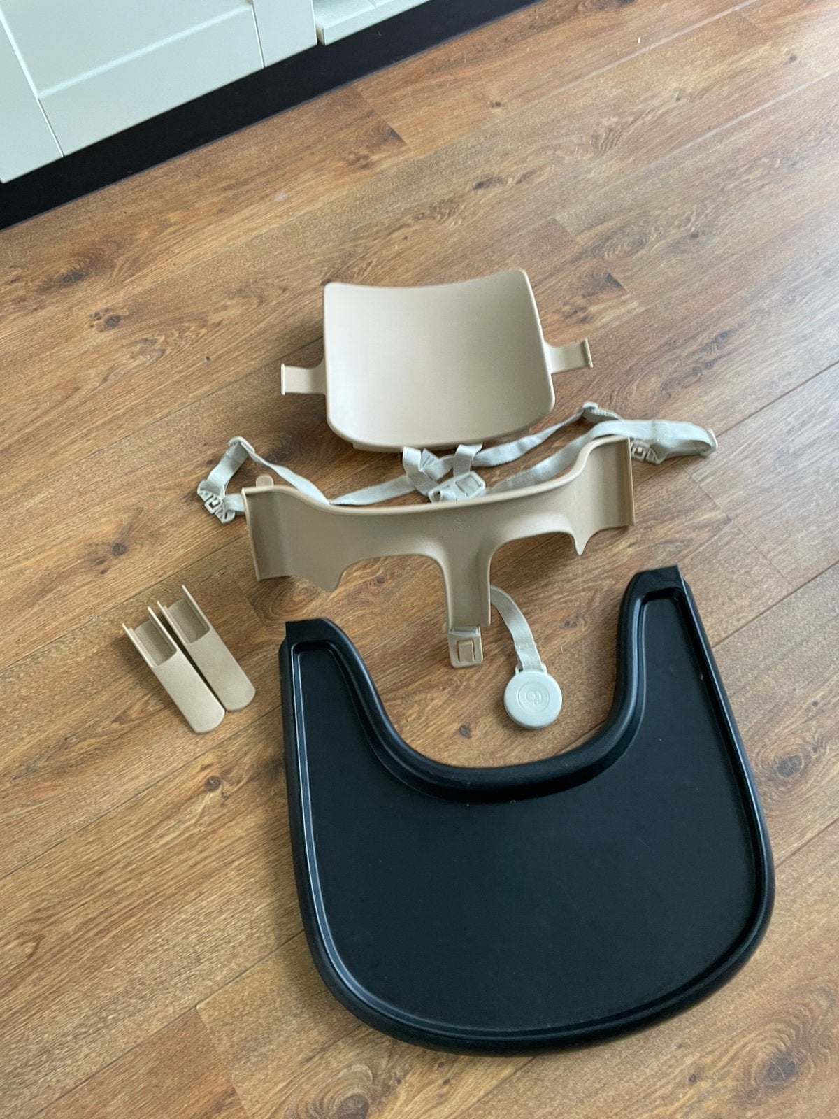 🧡 Naturel Babyset Zwarte Tray Harness Stokke Tripp Trapp 🧡, Kinderen en Baby's, Kinderstoelen, Ophalen of Verzenden, Gebruikt