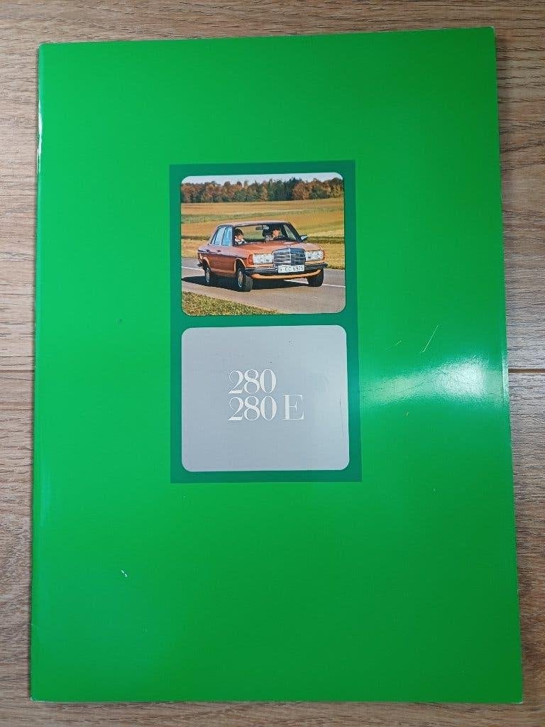 Mercedes 280(E) brochure uit 1976, Ophalen of Verzenden, Zo goed als nieuw, Mercedes