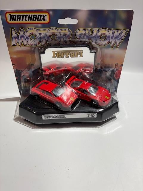 Matchbox Motor show Ferrari, Ophalen of Verzenden, Zo goed als nieuw, Auto